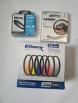 Lot Of 55MM Filter, Ultimaxx, Tiffen, Kit. Fixed Price $25.00.