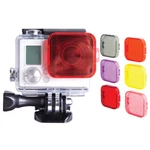 6 Piece Filter Kit For Gopro HERO3/4 Red Purple Pink Gray Orange YELLOW(25 Pack). Fixed Price $250.00.