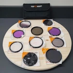 K&f Concept Lens Set W/ 10 And Carrying Case Most Sealed Vg Cond!. Fixed Price $24.99.