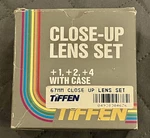 Tiffen 67MM Close Up Lens Set +1, 2, Missing +4 W/ Black Travel Case Free Ship. Fixed Price $29.99.