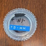 Franke & Heidecke Rollei H-1 Camera Lens Filter 75MM Circular Threaded Clear. Fixed Price $34.00.