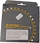 Zomei 58MM Hd Ultra Slim 18 Layer Super Multi-coated ND2-ND400 Fader Variable. Fixed Price $16.95.