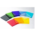 Schott Color Glass Large 6.5"X6.5" BG12 BG18 GG400 OG530 OG570 OG590. Fixed Price $200.00.