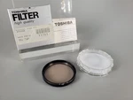 Vintage Toshiba 49MM Lens Filter Pl Polarizer Glass, W/ Case & Original Box. Fixed Price $5.99.