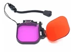 Underwater Action Cam Photo Video Flip Filter Red/magenta Adaptor Gopro Hero 3+. Fixed Price $22.58.
