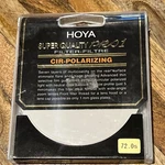 Hoya 72MM Super Quality Pro Cir-polarizing Filter. #012. Fixed Price $35.00.