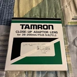 Tamron Close Up Adaptor Lens For 28-200MM/F3.8-5.6 A9FB New In Box. Fixed Price $24.99.