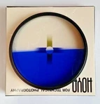 Genuine Hoya Half Color Blue Clear Glass Lens Filter Japan Rare. Fixed Price $34.99.