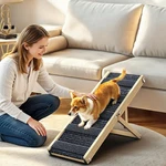 Pawaboo Foldable Dog Ramp, Small For Couch Low Bed, 4 Wood. Fixed Price $100.74.