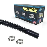 9MM ID/220MM Black Corrugated Ptfe Fuel Pump Hose E85/GAS +clamps Walbro 450 Qfs. Fixed Price $10.98.