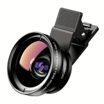 Dual-function Clip-on Lens Set For Mobile Phone Cameras. Fixed Price $9.99.