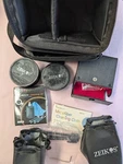 Zeikos Camera Lens And Filters Lot With Carry Case. Fixed Price $44.00.
