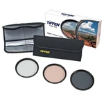 Tiffen 46MM Photo Essentials Three Filter Kit, Includes Uv, Polarizer And 812 Wa. Fixed Price $49.00.