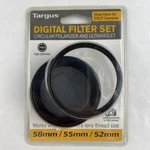 Targus Dslr Hd Digital Camera Filter 4 Piece Set Uv Cpl 58MM/55MM/52MM New. Fixed Price $11.53.