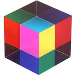 Mixing Cube, 50MM (2.0 Inch) Colorful Acrylic Cmycube Prism For Hom.... Fixed Price $21.25.