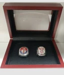 Texas Rangers - 2010, 2011 Al Championship Ring Set With Wooden Box.. Hamilton. Fixed Price $89.99.