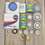 Telesar Rolev Kodak Harrison Spiralite Tiffen Camera Lens Filters & Adaptor Lot. Fixed Price $56.49.