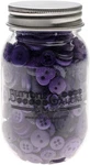 Buttons Galore Mason Jars Ultra Violet. Fixed Price $10.05.