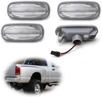Clear Lens Front/rear 48-LED Fender Side Marker Lamps For 03-09 Ram Double Wheel. Fixed Price $32.09.