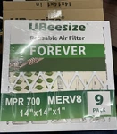 Ubeesize Reusable Air Filter 9 Pack. Fixed Price $28.99.