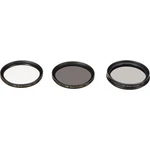 Vivitar 3-PIECE UV/CPL/ND8 62MM Filter Kit. Fixed Price $9.99.