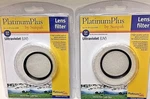 2-PACK New 52 Mm Platinum Plus Sunpak Uv Lens Filter Factory Sealed. Fixed Price $11.79.