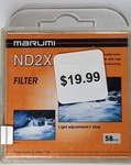 58MM Genuine Marumi Lens Filter Neutral Density ND2X Japan E-58. Fixed Price $15.99.
