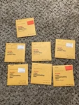 Kodak CC40M, CC10Y, CC50R, 8, 80A, 25, 11, Gelatin Filters 3. Fixed Price $39.00.