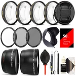 58MM Lens Filter Accessory Kit For Canon Eos Rebel T6I T5I T4I T3I SL1. Fixed Price $47.99.