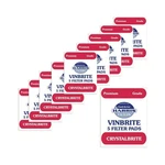 Harris 10X Crystalbrite Filter Pads 5-PK Use With Vinbrite MK3 .... Fixed Price $193.74.