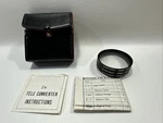 Quantaray 49MM +1 +2 +4 Close Up Filter Nikon Canon Sony Tamron Sigma Lens. Fixed Price $52.00.