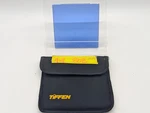 Tiffen 4X4" Blue Color Conversion Glass Filter #4480B Code 1137. Fixed Price $150.00.