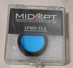 QTY:2 Midwest Optical Systems BP850-25.5 Near Ir Bandpass 25.5MM Filters-new. Fixed Price $29.00.