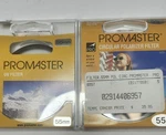 Promaster 55MM Circular Polarizing Pl-cir+ Uv Filter 4248 Glass Lens Set. Fixed Price $19.99.