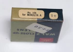 Walz #106 +1 For Minolta Vintage Close-up Lens Filter Attachment. Fixed Price $16.20.