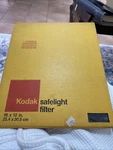 Nos Kodak 10 X 12 Safelight Filter Wratten Series Vintage Never Used. Fixed Price $20.00.