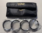 Vivitar #0720812 Series (52MM) Multi-coated Close-up & Macro Filter Set 4. Fixed Price $12.99.