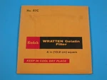 Kodak Wratten Gelatin Filter No. 87C 100X100MM Sealed Nos - For Ir Infra Red. Fixed Price $100.00.