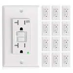 Gfci Outlet 20 Amp Weather Resistant Self Test Led 12 Pack White Amico Thinner. Fixed Price $124.99.