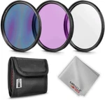 Zeikos ZE-FLK52 52MM Multi-coated 3 Piece Filter Kit (uv-cpl-fld) With Case Nib. Fixed Price $6.94.
