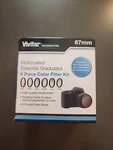 Vivitar VIV-FKGR6-67 6-PIECE Multi-coated Rotating Graduated Color Filter Set. Fixed Price $22.95.