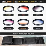 Deco Gear Graduated Color Multicoated 6PCS Filter Set With Fold Up Pouch. Fixed Price $49.99.