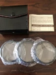 Close-up Lens Set +1 +2 +4 Glass Filter Japan E-49 E49 Quantaray. Fixed Price $16.00.