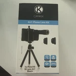 Camkix 4-IN-1 Iphone Lens Kit Wide Macro Fisheye Zoom. Fixed Price $27.00.