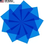 Lystaii 9PCS Gel Light Filter Correction Colored Overlays Dark Blue. Fixed Price $13.56.