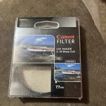 Canon 77MM Uv Haze Camera Lens Filter (L39 Sharp Cut). Fixed Price $42.00.