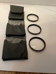 Kenko 49MM Close Up Filter Set +1, +2, +4 W/case - Optical Glass. Fixed Price $14.99.