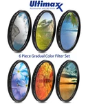 Graduated Color Multicoated 6PCS Filter Set With Pouch For Dslrs Camera. Fixed Price $20.61.