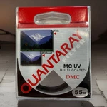 Quantaray 55MM Camera Lens Uv Multi Coated Dmc Filter With Case. Fixed Price $8.95.