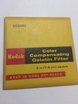 CC025C , 75MM Square Kodak Wratten 3" Gelatin Filter. Fixed Price $9.99.